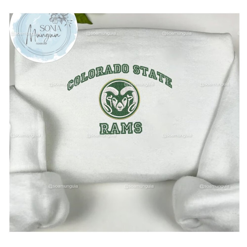 Colorado State Rams NCAA Embroidered Shirt – College Football Sweatshirt